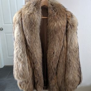 Beautiful EUC Vintage Fox Fur Coat Jacket